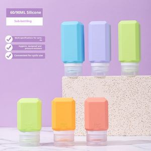 Plastic PE 90ml/60ml Multi-capacity Shampoo <b>Shower</b> Gargle Lotion Bottle Travel <b>Portable</b> - Product Image 2