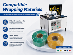 Horizontal Orbital <b>Stretch</b> Film Wrapping Machine for Wire Cable Hose and <b>Ring</b> Shaped Products - Product Image 2