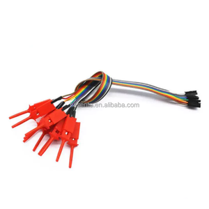 Lot de 10 pinces de test avec fil Dupont pour analyseur logique, multimètre et sonde de test - Product Image 4