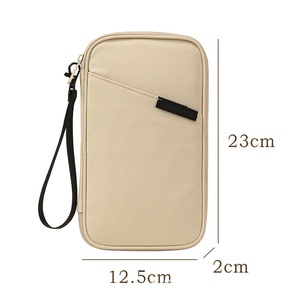 Organizador portátil ligero, estuche para documentos, impermeable, Oxford, billetera para pasaporte, soporte para pasaporte de viaje para hombres y mujeres - Product Image 3