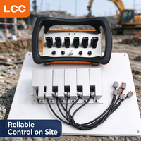 Télécommande sans fil proportionnelle 6 axes pour grue de camion hydraulique, intégrée manuelle et automatique, étanche IP65