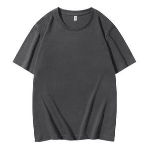 เสื้อยืดโอเวอร์ไซส์ทรงบ็อกซี่คุณภาพสูง ผ้าคอตตอนหนา สำหรับผู้ชาย สไตล์ฮิปฮอป แบบยูนิเซ็กซ์ - Product Image 5
