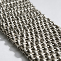 Maille perforée en acier inoxydable de qualité supérieure, tissage uni, pour la délimitation d'espaces intérieurs, la décoration de façades de bâtiments, couleurs personnalisées