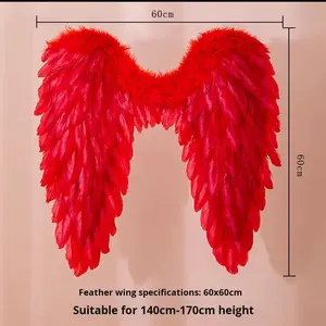 <span class=keywords><strong>Ali</strong></span> d'Angelo per Bambini, Regalo per <span class=keywords><strong>Ali</strong></span> da Demone, Accessori per Halloween, Natale, Carnevale, Cosplay, Matrimoni, Spettacoli e Feste - Product Image 4