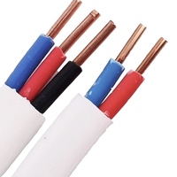 JINDE BVVB Niederspannungs-Flachkupferkabel 2/3-adrig 1,5-10mm PVC-isoliert Ummantelt CE ROHS für Industrie und Haushaltsgeräte