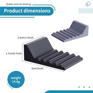 Duty Trash Can Wall Protector <b>Silicone</b> Trash Can Bumper for Square Round Garbage Bins - Product Image 2