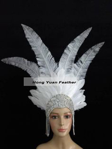 Pluma de avestruz teñida de 50 cm, plumas de nandú para tocados de novia, centros de mesa, decoración de jarrones, manualidades florales, sombrerería, AC8 - Product Image 5