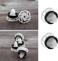 20 pièces de clips en plastique pour attaches automobiles, fabrication chinoise, durables, emballage en vrac