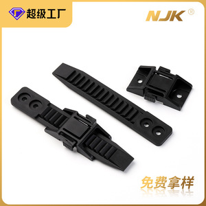 <b>Plastic</b> <b>Sliding</b> Buckle Black Adjustable For Garment Outdoor Wear Durable - Product Image 4