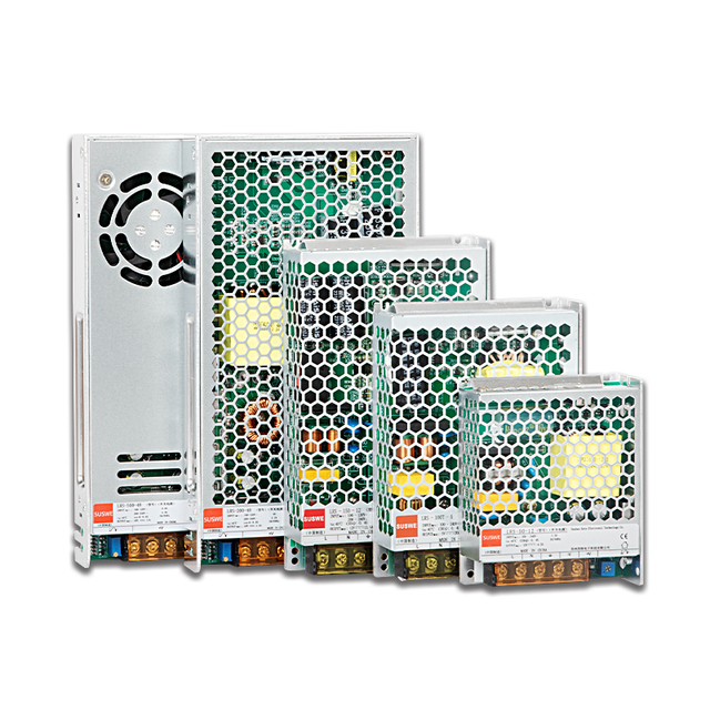 12V DC Switching Power Supply 110/220 VAC Single PWM 95% Efficiency Overvoltage/Short Circuit/Overcurrent Protection for LED