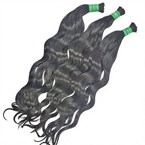 Lots en gros de cheveux humains indonésiens bruts, texture Deep Wave, 100% Remy, 12A, vierges, non traités, Super Double Drawn, double trame machine - Product Image 1