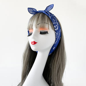 ผ้าพันคอโพลีเอสเตอร์ลายเพสลีย์ ขนาด 22*22 นิ้ว สไตล์ฮิปฮอป สำหรับปั่นจักรยาน หรือสวมคาดศีรษะ - Product Image 6