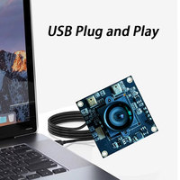IMX291 COMS Module de caméra USB à faible luminosité H264 HD 1080P 30fps Objectif sans distorsion Usb Plug and Play pour windows Android Liunx mac
