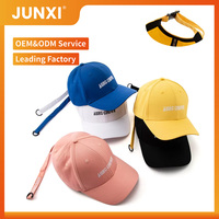 Casquette de baseball personnalisée à marque privée pour femme, style hip-hop, avec broderie et longue sangle réglable