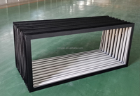 Protection de table CNC plasma, soufflet accordéon en nylon cousu plat, pour la protection contre la poussière, l'eau, l'huile et le feu