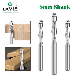 Fraise en alliage monobloc 8x8x25x88mm 2 dents HRC60 pour le travail du bois - Product Image 5