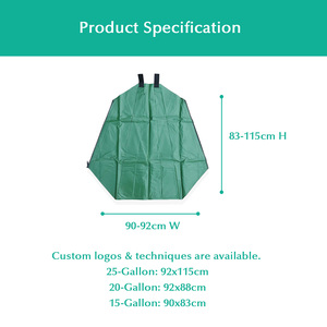 Diente De León 20 galones 75L PVC riego y bolsa de riego por goteo para jardinería paisaje urbano Greening - Product Image 3