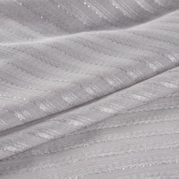 Foulards pour enfants B8 en tissu jacquard fluide et léger en polyester et mousseline avec fil argenté pour accessoires pour enfants OEM