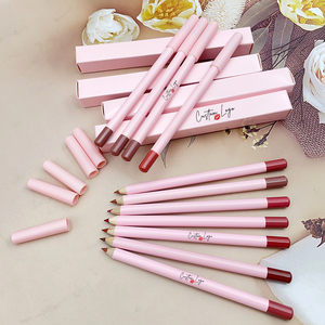 Son kẻ môi dạng kem bán buôn 24 màu, lâu trôi, lì, màu nâu, son kẻ môi vegan không thấm nước, bút kẻ môi nhãn hiệu riêng - Product Image 4