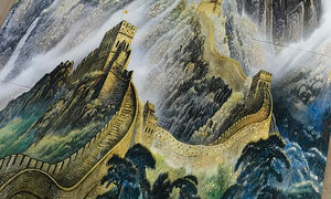 <span class=keywords><strong>Piastrelle</strong></span> 3D per Cucina e <span class=keywords><strong>Bagno</strong></span> con Motivo Montagna Lucido a Getto d'Inchiostro Decorazione Parete TV <span class=keywords><strong>Piastrelle</strong></span> in Ceramica Stampate in 3D - Product Image 4