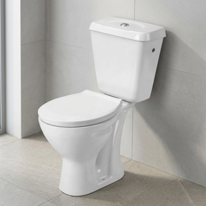 Vistaar Ceramics Italian Two Piece Toilet Set Dual Flush Gravity Flushing Floor Mounted WC Commode - Product Image 6