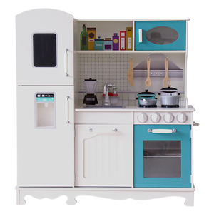 Multifunctional <strong>Kitchen</strong> Toy Kids Wooden Toy <strong>Kitchen</strong> with Cooking <strong>Accessories</strong> - Product Image 2