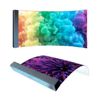 Écran LED transparent pliable et flexible, grande surface pour affichage en vitrine de centre commercial, certifié CE