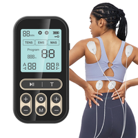 Appareil de massage TENS EMS filaire à double canal avec 60 modes de massage et 20 niveaux d'intensité