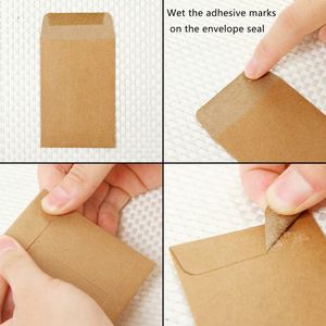 Small Coin <b>Envelopes</b> Kraft Paper Self-Adhesive Mini Parts <b>Envelopes</b> for Coin Seed Stamps or Small Parts 2.25 X 3.50 Inch - Product Image 6