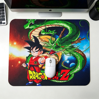 Tapis de souris de jeu Super Saiyan Family 20*24*0.3CM, accessoires informatiques, base en caoutchouc antidérapante, pour le bureau et la maison
