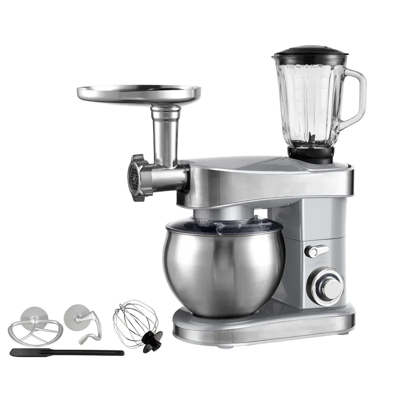 3 EN 1 6L 1200W Ménage Spirale Mini Mélangeur De Pâte Pétrissage Machine Chapati Pâte Alimentaire Mélangeur