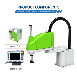 Robot Industrial SCARA de 4 Ejes, Brazo Robótico con Carga Útil de 5 kg y Alcance de 450 mm para Recoger y Colocar, Montaje y Dispensación - Product Image 2