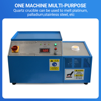 Four de fusion à induction électrique pour la fonte de l'acier, du fer et du platine, capacité de 1 à 3 kg d'or