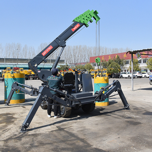 3 t bánh giá thấp xây dựng nhỏ Cần Cẩu Bánh Xích 3 tấn Spider <span class=keywords><strong>Crane</strong></span> với lực lượng nguồn xi lanh thủy lực để bán - Product Image 5