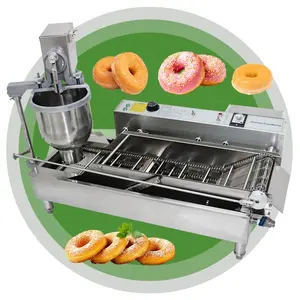 Machine-to-make-donut Fully Automatic Yeast Medium Scale Donut Robot Hole Make Maker Cutter Machine