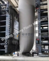 Machine de moulage par extrusion-soufflage certifiée par une essai pré-livraison pour la production de quais flottants en HDPE de 2000 L