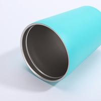 Mug à café en acier inoxydable de 12 oz, double paroi, isolé sous vide, logo personnalisé, couleur personnalisée, anti-fuite, sans BPA, température LED chaude/froide