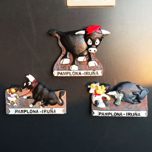 Personalizado europeo griego italiano español alemán francés belga imán para refrigerador decoración conmemorativa artesanía para colección - Product Image 3