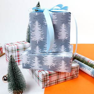 Venta al por mayor 80g papel Kraft 43*300cm lujo personalizado regalo embalaje rollo de papel de regalo - Product Image 5