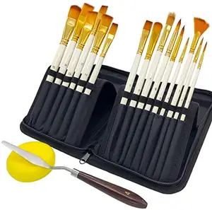 custom professional real quality paint brushes set arts and crafts supplies