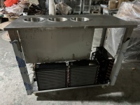 Congélateur à glace afghane robuste à trois cylindres en acier inoxydable, machine Sheeryakh