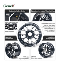 Roue de chariot de golf neuve en aluminium léger haute résistance, pneu radial, 4 trous, ATV UTV tout-terrain