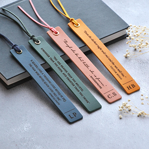 Marcapáginas <span class=keywords><strong>de</strong></span> Cuero Sintético Personalizado con Frase Literaria, en Blanco para Grabar con Láser, Regalo Personalizado para Él y Ella, Amantes <span class=keywords><strong>de</strong></span> los Libros, para <span class=keywords><strong>el</strong></span> Día <span class=keywords><strong>de</strong></span> San Valentín - Product Image 6