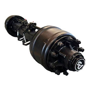 Essieu de direction de semi-remorque robuste de type américain 13T/16T en acier neuf de la marque Shandong Passion, essieu <span class=keywords><strong>avant</strong></span> personnalisé, pièces de remorque - Product Image 3
