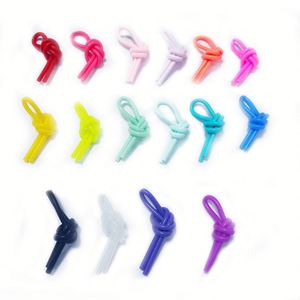 Amortiguador de Vibraciones de Silicona para Raqueta de Tenis, Estilo Nudo Colorido, Absorbe Impactos en las Cuerdas de la Raqueta - Product Image 1