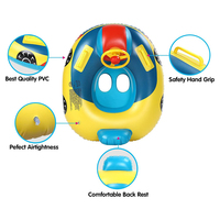 Siège épaissi siège gonflable voiture bébé PVC écologique infantile aide à la natation pour 3 mois à 3 ans amusement aquatique en plein air