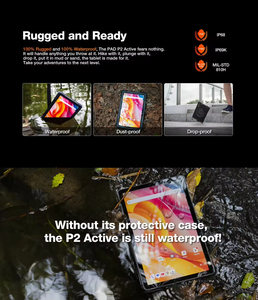 Hot Bán Agm Pad P2 Hoạt Động 11-Inch 2K Cảm Ứng Điện Dung Màn Hình Máy Tính Bảng <span class=keywords><strong>Android</strong></span> 14 Octa Lõi 16GB 8 + 8 + 256GB 4G 8000MAh Kinh Doanh - Product Image 3