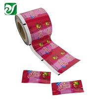 Película de sellado en frío para bolsita de turrón, película de rollo de envoltura de Chocolate de caramelo de plástico de grado alimenticio