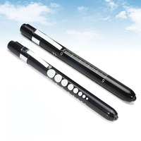 Stylo ophtalmiques à lumière jaune chaude, avec échelle de degrés