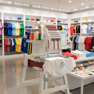 Machine à <span class=keywords><strong>broder</strong></span> informatisée à usage domestique, tête simple, 9 aiguilles, zone de broderie 200*300mm, machines à <span class=keywords><strong>broder</strong></span> <span class=keywords><strong>et</strong></span> à <span class=keywords><strong>coudre</strong></span> - Product Image 1